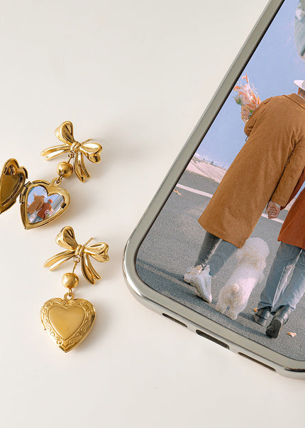 Jieding Europe and America 18k love titanium steel earrings light luxury high-end earrings do not fade ear jewelry stainless steel cross-border