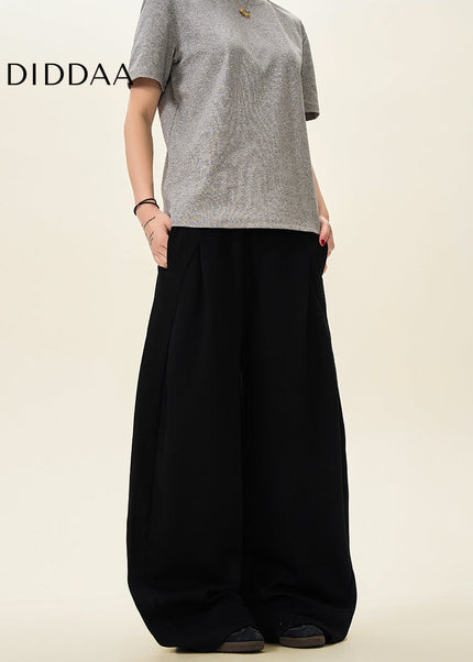 Beige Loose Fit Drape Banana Pants for Men and Women - Unisex Sweatpants