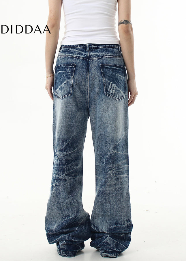 Black Cleanfit Washed Lightning Stripe Jeans - Women’s Jeans