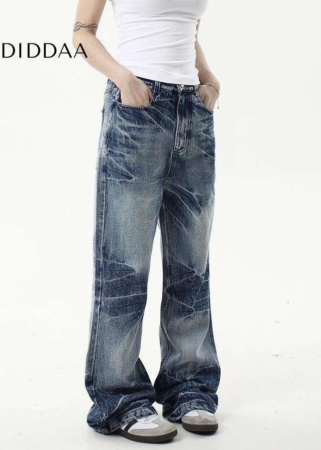 Black Cleanfit Washed Lightning Stripe Jeans - Women’s Jeans