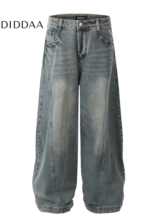 Black Deconstructed Spliced Scimitar Pants for All - Women’s Jeans