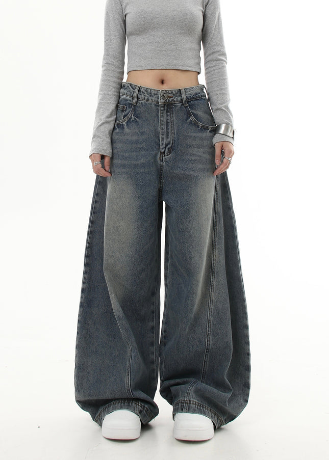 Black Deconstructed Spliced Scimitar Pants for All - Women’s Jeans