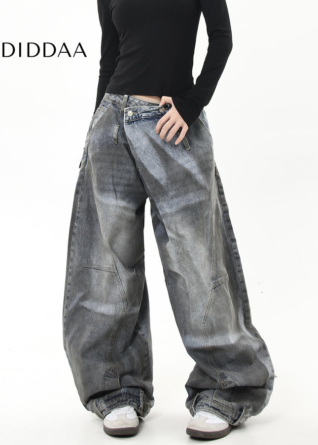 Black Distressed Deconstructed Scimitar Jeans - Women’s Jeans