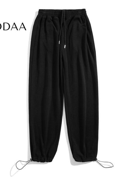 Black Heavy Cotton Wide Leg Sweatpants for Men - S / Black - Unisex Sweatpants