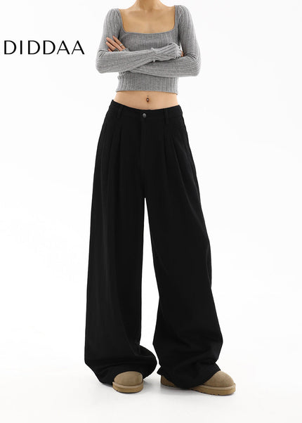 Black High-Waisted Straight Leg Jeans Women’s Spring 2025 - Women’s Jeans