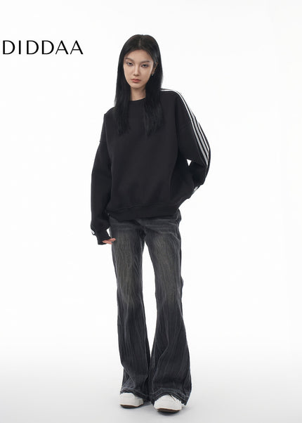 Black Loose Fit Bootcut Jeans Women’s Spring 2025 - Women’s Jeans