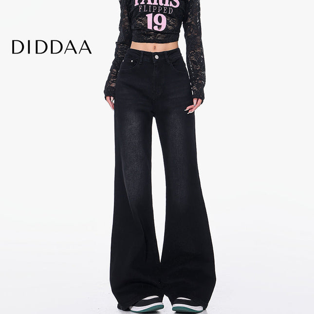 Black Stretch High Waist Bootcut Jeans for Women - S / Black - Women’s Jeans