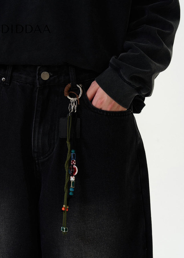 Black Vintage Washed Bootcut Jeans for Men and Women - Men’s Jeans