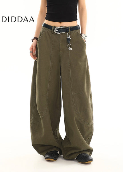 Blue Casual Loose Drape Straight Leg Jeans Women’s Summer - Women’s Jeans