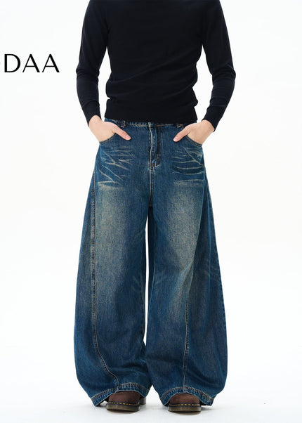 Blue Cat Whisker Scimitar Pants for Men - S / Dark Blue - Women’s Jeans