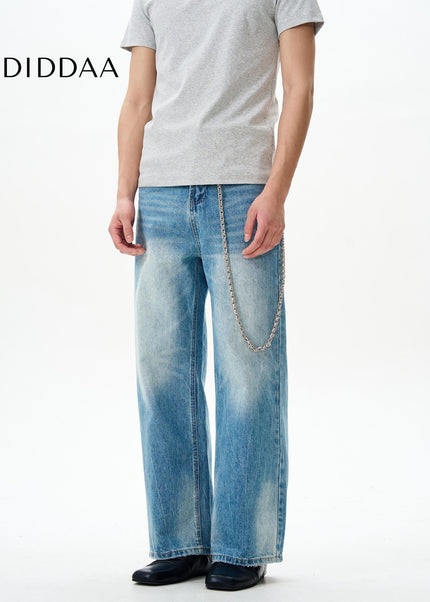 Blue High-Quality Loose Bootcut Jeans for Men - Women’s Jeans