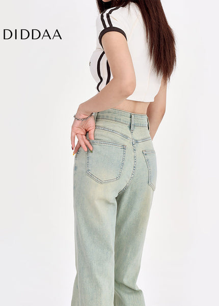 Blue High-Waisted American Bootcut Jeans Women’s 2025 - Women’s Jeans