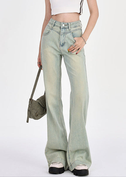 Blue High-Waisted American Bootcut Jeans Women’s 2025 - Women’s Jeans