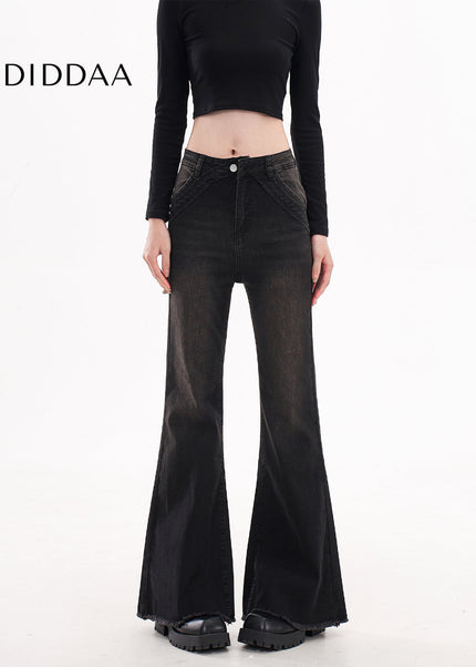 Blue High-Waisted Bootcut Jeans for Tall Women - Women’s Jeans