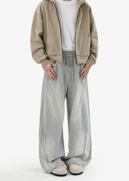 Blue Loose Drap Casual Sweatpants for Men and Women - Unisex Sweatpants