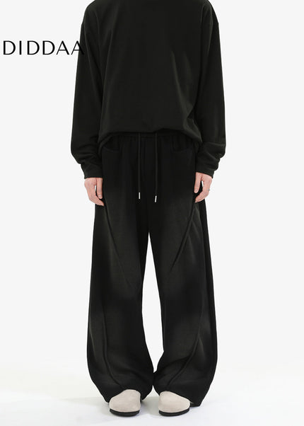 Blue Loose Drap Casual Sweatpants for Men and Women - Unisex Sweatpants