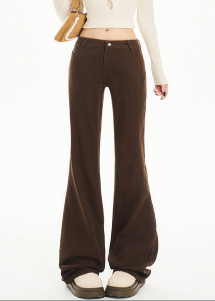 Blue Slim Fit Maillard Low-Rise Bootcut Jeans Women’s - Women’s Jeans