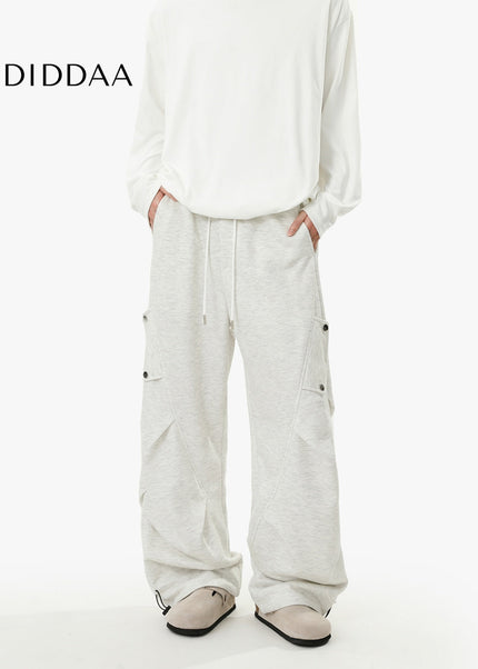 Gray Loose Fit Casual Sweatpants for Men and Women - Unisex Sweatpants