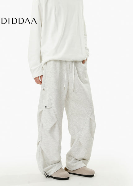 Gray Loose Fit Casual Sweatpants for Men and Women - Unisex Sweatpants