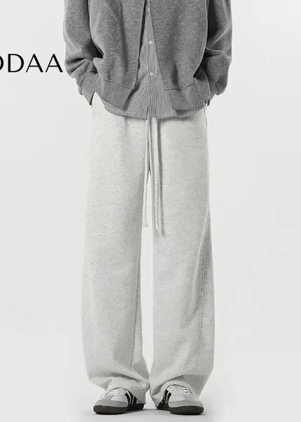 Gray Loose Fit Casual Wide Leg Men’s Sweatpants 9W629 - M / Light Grey - Unisex Sweatpants