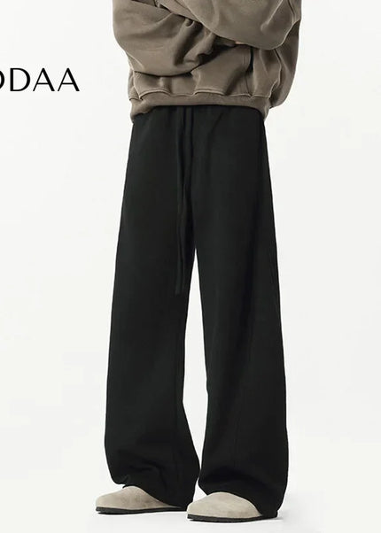 Gray Loose Fit Casual Wide Leg Men’s Sweatpants 9W629 - Unisex Sweatpants