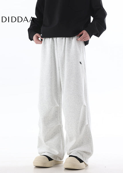 Grey Loose Fit Casual Sweatpants for Men - Unisex Sweatpants