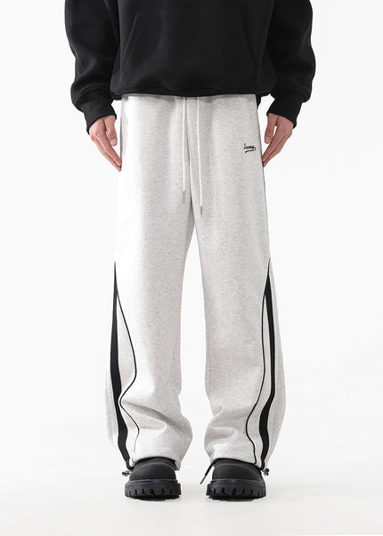 Grey Loose Fit Casual Sweatpants for Men - Unisex Sweatpants
