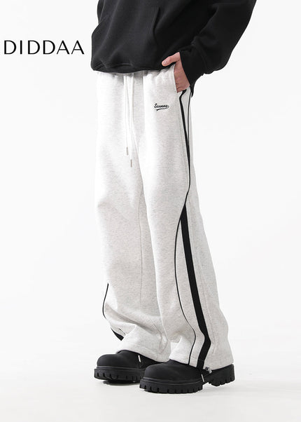 Grey Loose Fit Casual Sweatpants for Men - Unisex Sweatpants