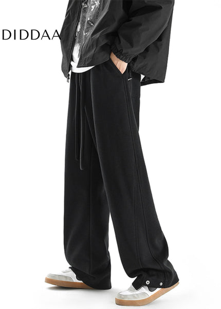 Grey Loose Fit Casual Sweatpants for Men - Unisex Sweatpants