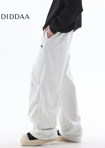 Grey Loose Fit Casual Sweatpants for Men - Unisex Sweatpants