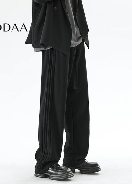 Grey Loose Fit Plus Size Sweatpants for Men - M / Black - Unisex Sweatpants