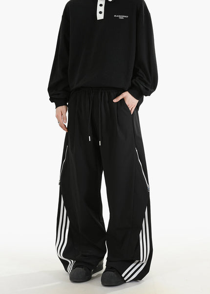 Khaki Loose Fit Casual Trousers for Men Spring Fashion - Unisex Sweatpants