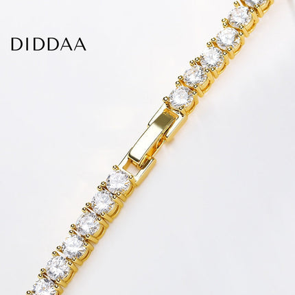 Lache Bracelet | Gold Silver Zirconia Women’s Tennis Bracelet - Bracelets