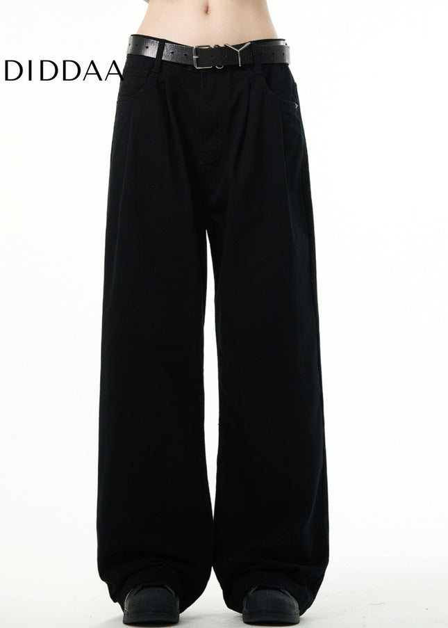 Light Blue Loose Fit Wide Leg Jeans for Men and Women - Men’s Jeans