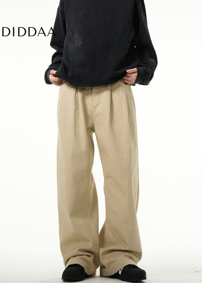 Light Blue Loose Fit Wide Leg Jeans for Men and Women - Men’s Jeans