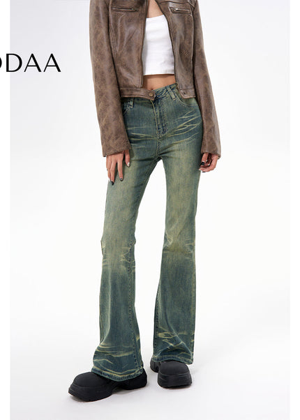 Light Blue Versatile Bootcut High Street Jeans Women - XS / Vintage Blue - Women’s Jeans