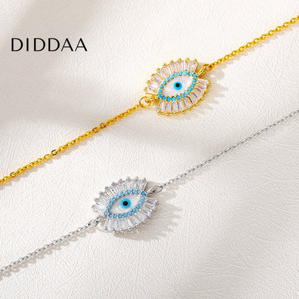 Marche Bracelet | Gold Silver Evil Eye Zirconia Braceler - Bracelets