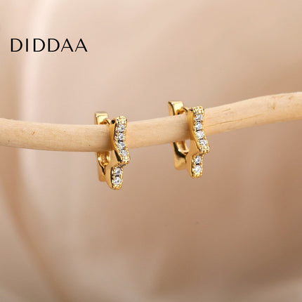 Merci Earrings | Gold Hollow Star Stud Earrings - Earrings