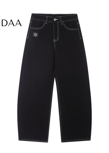 Plaid Multi-Pocket Cargo Pants for Men and Women - S / Black - Women’s Jeans