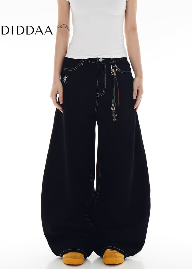 Plaid Multi-Pocket Cargo Pants for Men and Women - Women’s Jeans