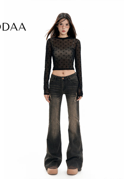 Tide Draped Low-Rise Skinny Jeans for Women - Women’s Jeans