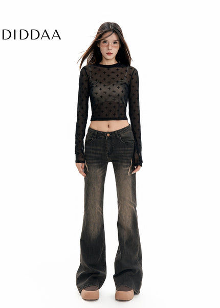 Tide Draped Low-Rise Skinny Jeans for Women - Women’s Jeans