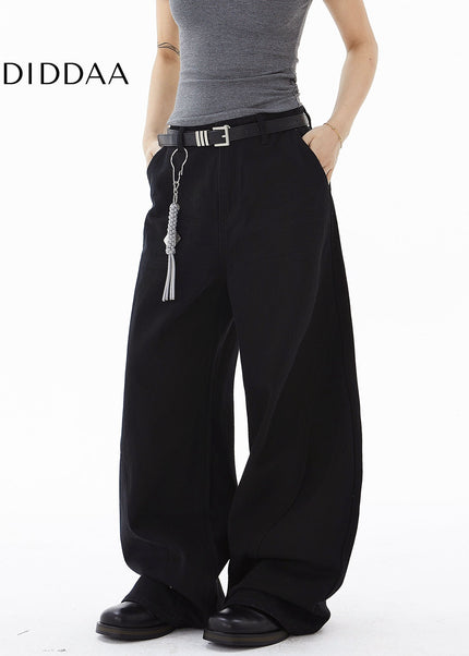 White Deconstructed Wide Leg Jeans for Men and Women - Women’s Jeans