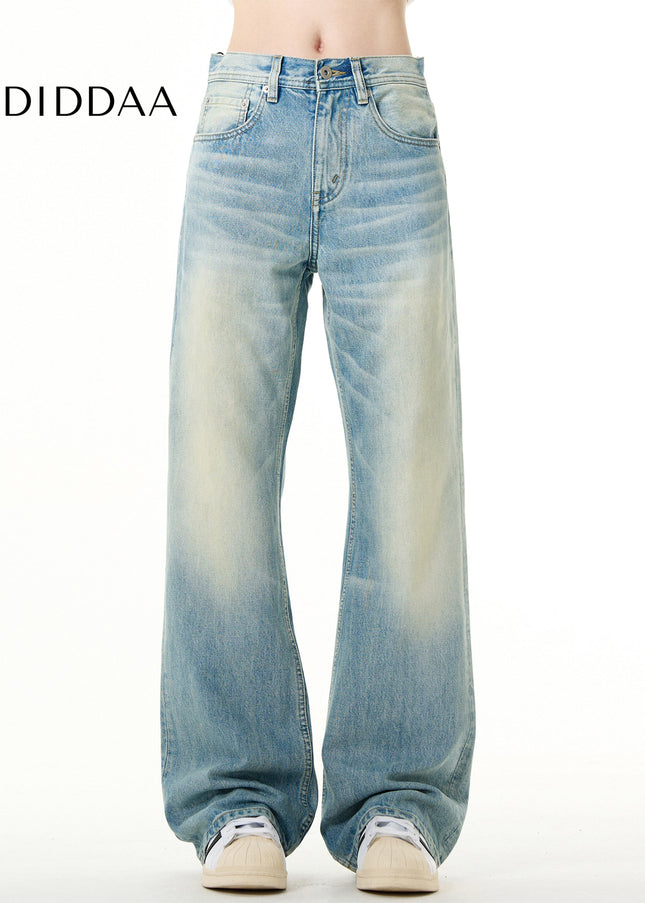 Blue Vintage Cleanfit Bootcut Jeans for Men and Women - Men’s Jeans
