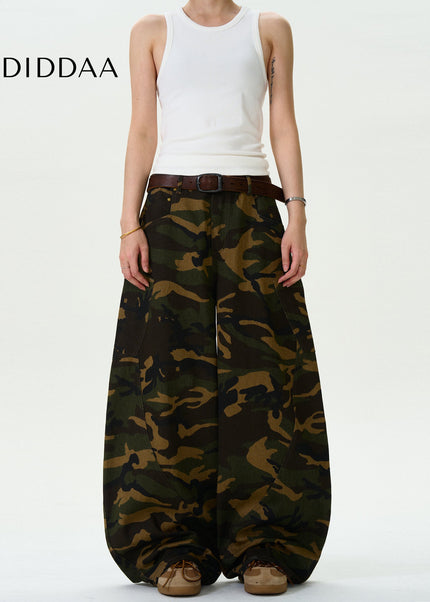 Camouflage Loose Fit MADWITCH Vintage Scimitar Jeans - Men’s Jeans