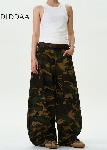 Camouflage Loose Fit MADWITCH Vintage Scimitar Jeans - Men’s Jeans