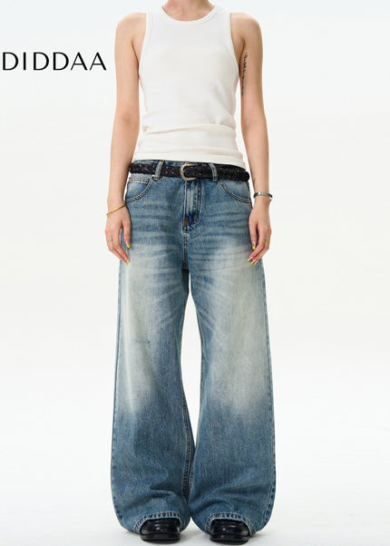 Light Blue Loose Fit Bootcut Jeans for Men - Men’s Jeans