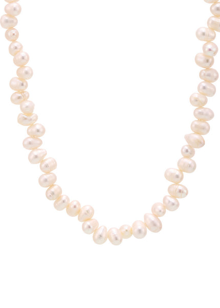 Mystery Li: Baroque freshwater pearl necklace, ins style, niche design, temperament, celebrity, delicate and versatile jewelry, women