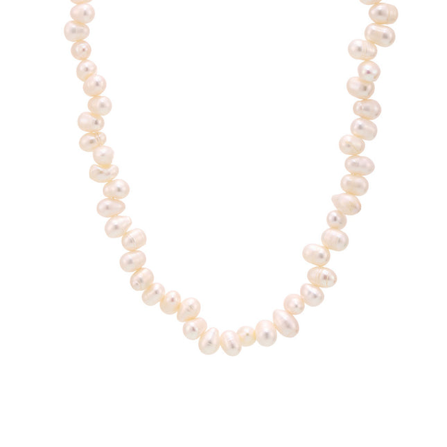 Mystery Li: Baroque freshwater pearl necklace, ins style, niche design, temperament, celebrity, delicate and versatile jewelry, women