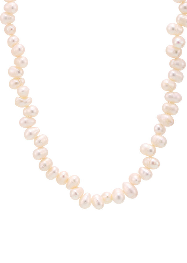 Mystery Li: Baroque freshwater pearl necklace, ins style, niche design, temperament, celebrity, delicate and versatile jewelry, women